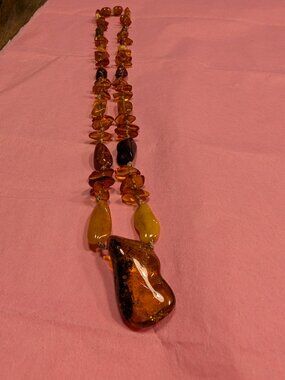 Hand knotted Amber necklace